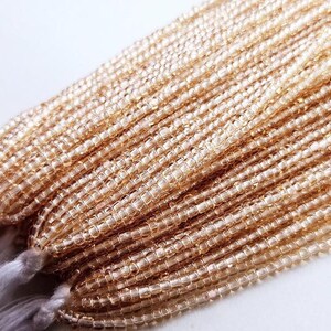 11/0 Charlotte Cut Beads, Tr. Dark Dusty Rose, Full Hank, 1/3/5 Hanks, Preciosa Beads, Embroidery Beads, Jewelry Finding, AAA Quality