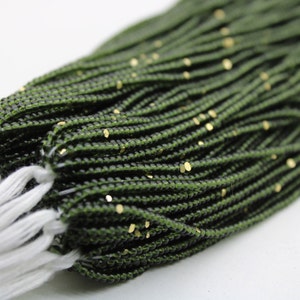 11/0 Charlotte Cut Beads, Tr. Olivine with Gold Gleams. 1/3/5 Hanks Preciosa Ornella Beads, Embroidery Beads, Craft Supply, Jewelry Findings