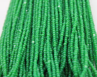 Charlotte Cut-kralen, licht opaalgroen, volledige strengen, 1/3/5 strengen, preciosa-kralen, borduurkralen, sieraden vinden, AAA-kwaliteit, 52240
