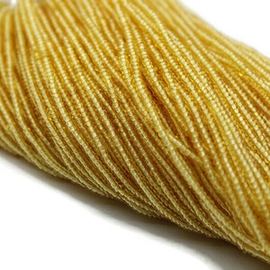 13/0 Charlotte Cut Beads, Tr.Light Gold, 1/3/5 Hanks Preciosa Ornella Beads,Embroidery Beads,Craft Supply,Jewelry Findings