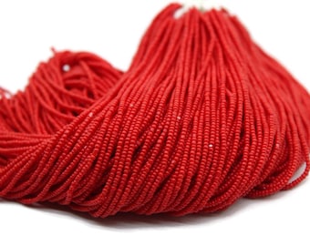 13/0 Charlotte Cut-kralen, rode ondoorzichtige kralen, 1/3/5 Hanks Preciosa Ornella-kralen, borduurkralen, Craft Supply, sieradenbevindingen