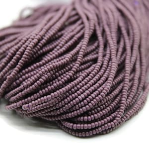 13/0 Charlotte Cut Beads, Purple Opaque, 1/3/5 Hanks Preciosa Ornella Beads,Embroidery Beads,Craft Supply,Jewelry Findings