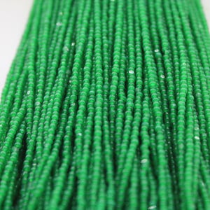 11/0 Charlotte Cut Beads, Opal Green, Full Hank, 1/3/5 Hanks, Preciosa Beads, Embroidery Beads, Jewelry Finding, AAA Quality, 52240