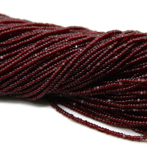 13/0 Charlotte Cut Beads Tr. Dark Red (2 Perfect Facets) 5/10/20/50/250/500 Grams.Embroidery Material,Jewelry Supply, Premium True Cuts