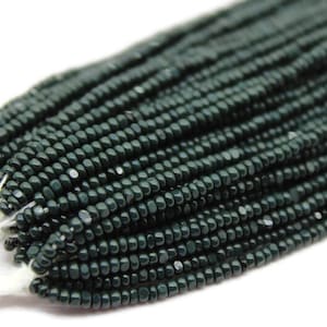 11/0 Charlotte Cut Beads Dark Emerald Opaque (2 Perfect Facets) 1 Hank .Embroidery Material,Jewelry Supply,Vintage Premium True Cuts