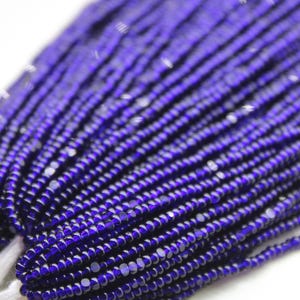11/0 Charlotte Cut Beads, Tr. Navy Blue, Full Hank, 1/3/5 Hanks, Preciosa Beads, Embroidery Beads, Jewelry Finding, AAA Quality, 30110