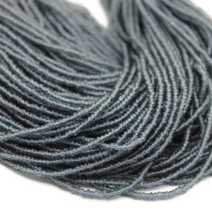 13/0 Charlotte Cut Beads Tr. Gray (2 Perfect Facets) 5/10/20/50/250/500 Grams.Embroidery Material,Jewelry Supply, Premium True Cuts
