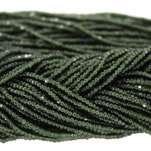 11/0 Charlotte Cut Beads Tr.Olivine (2 Perfect Facets)10/20/50/250/500 Grams.Embroidery Material,Jewelry Supply,Premium True Cuts