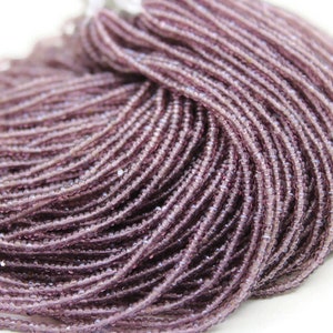11/0 Charlotte Cut Beads, Light Amethyst Luster (2 Perfect Facets) 1,3,5 Hanks, Embroidery Material, Jewelry Supply, Premium True Cuts