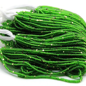 11/0 Charlotte Cut Beads, Tr. L. Green with Gold Gleams. 1/3/5 Hanks Preciosa Ornella Beads, Embroidery Beads, Craft Supply,Jewelry Findings