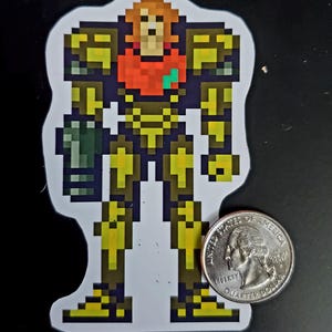 Metroid Zero Suit (3-5 uur) Samus-sticker van Metroid