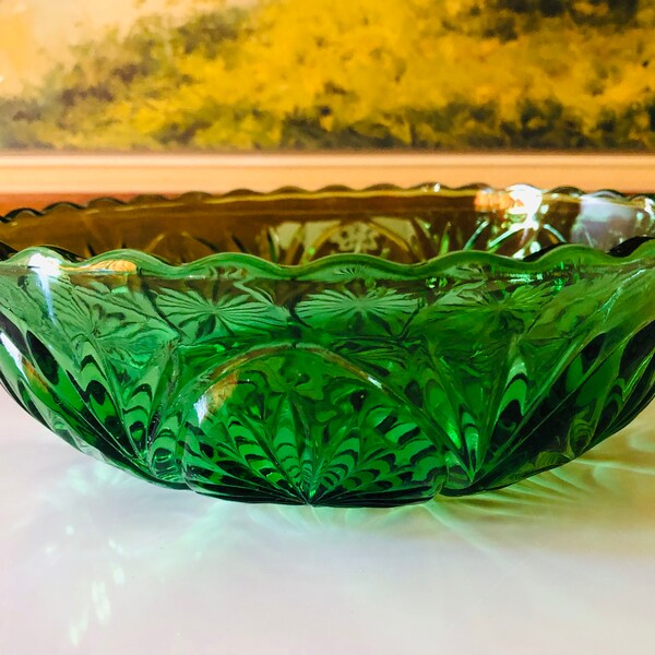 Antique Cut Glass Bowls Etsy