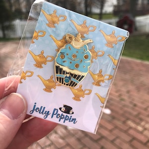Princess jasmine pin, princess jasmine accessories, jasmine cupcake pin, aladdin pin, disney pin, jasmine accessories, jasmine pin