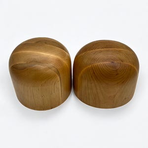Open Crown Hat Block - Wooden Handmade Hat Making Mold - Millinery Tools