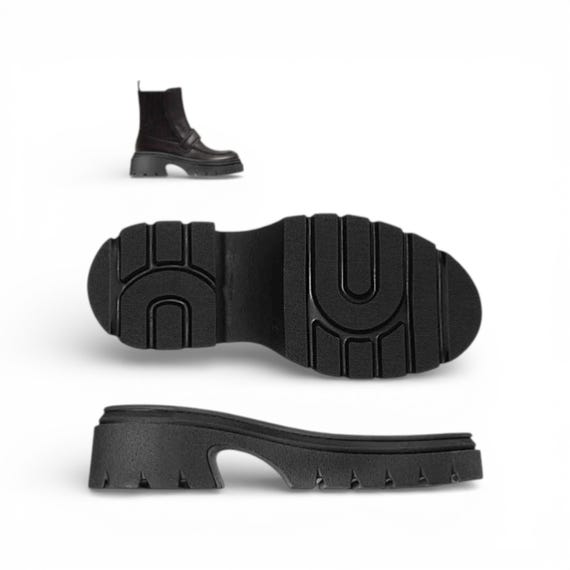 Women's Rubber Platform Boot Soles, Non Slip, Shoe Making & Repair, US 6-11/ EU 36–41