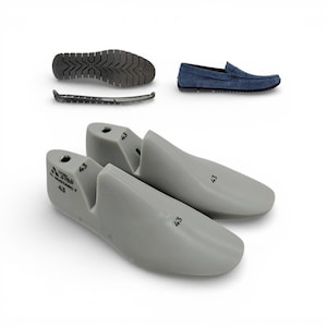 Men's Moccasin Shoe Lasts: Plastic Boot Mold for DIY Shoemaking (US 7-12 / EU 40-45)