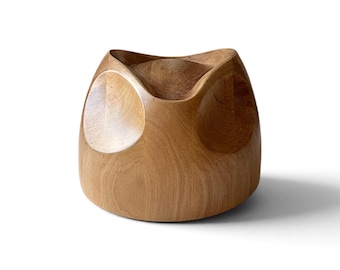 Wooden Fedora Crown Hat Block – Handmade Millinery Tool for Crafting Cowboy Hats - 14 Sizes - 4 Wood Finishes