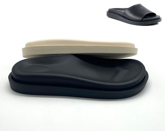 Sandal Sole for Diy Shoes, Rubber Non Slip Summer Shoe Soles for Women, Sizes US 6-11/ EU 36-41