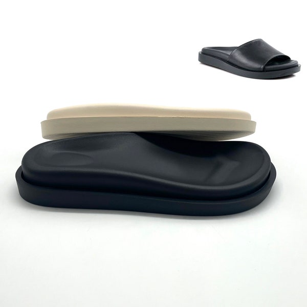 Sandal Sole for Diy Shoes, Rubber Non Slip Summer Shoe Soles for Women, Sizes US 6-11/ EU 36-41