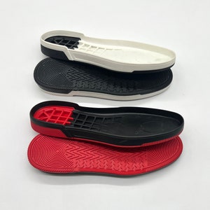 Rubber Shoe Soles for Diy Shoes, Sneaker Soles, Boot Sole Men Size US 9/EU 42, Ready to Ship