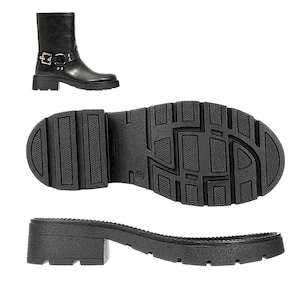 Rubber Boot Sole – Platform Soles for Women&#39;s DIY Shoes, Shoe Repair & Replacement, US 6-11 / EU 36-41