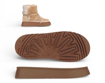 Women's EVA Rubber Shoe Soles for Barefoot-Style Boots & Clogs, US 5–11 / EU 35–41