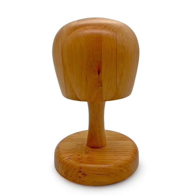 Hat Block and Wig Stand Hat Holder Wooden Hat Stand Display