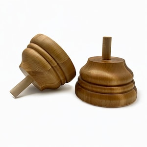 Wood Stand for Hat Block – Wooden Form for DIY Hat Making