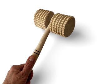 Wooden Massage Roller – Body Massager, Anti Cellulite Tool, Felting Roller