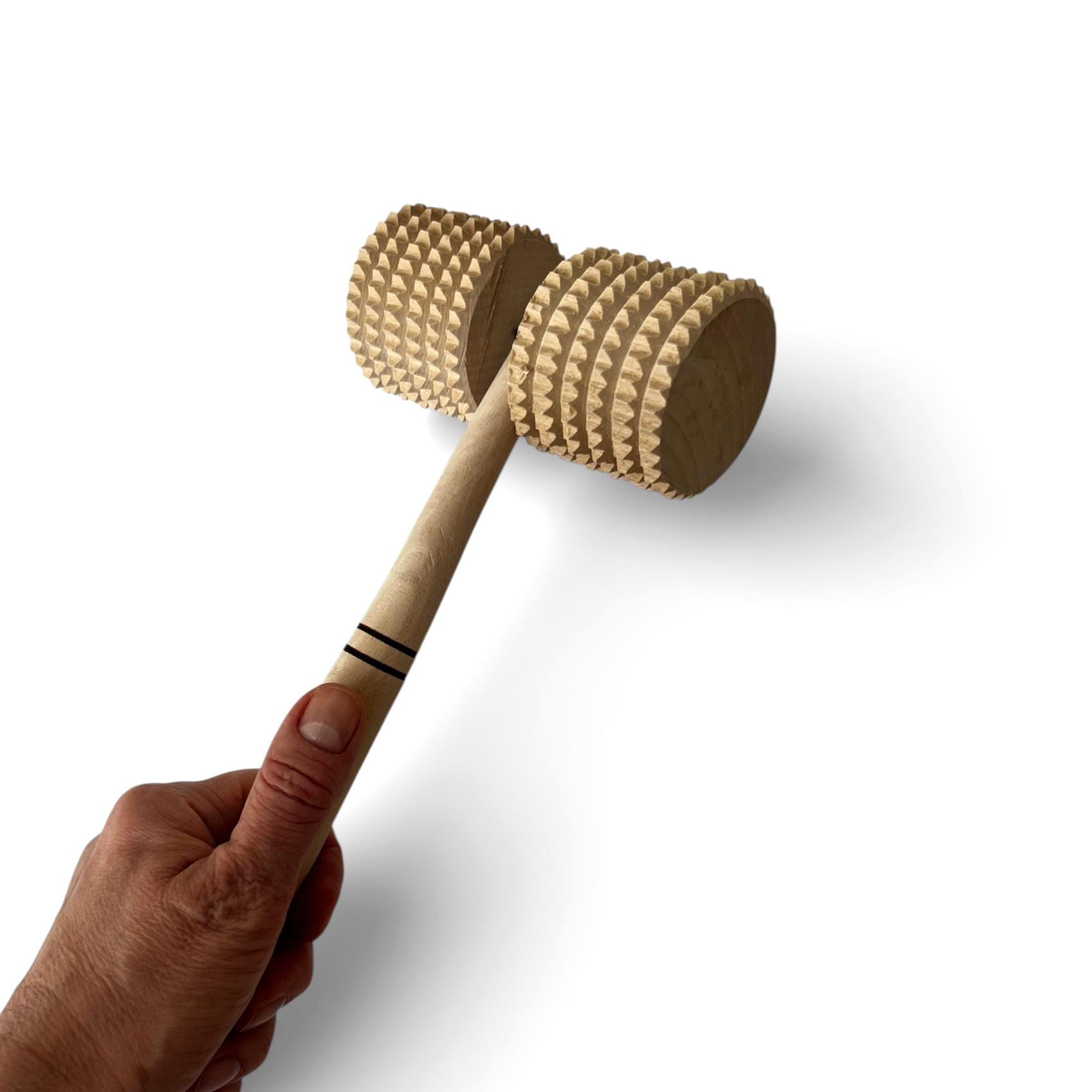Wooden Massage Roller - Body Massager, Anti Cellulite Tool, Felting Roller