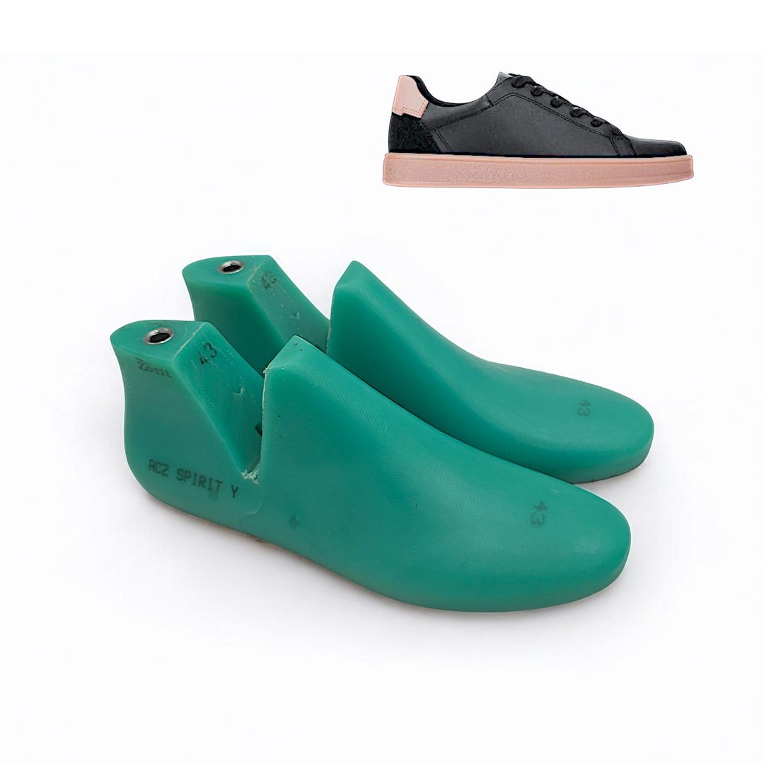 Hormas de plástico para zapatos de hombre: moldes para hacer