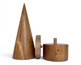 Wooden Cone Hat Block with Brim Plate Extender – Millinery Supplies for Hat Making