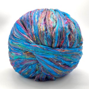 Silk Roving Pelote De Laine Peignée Pure Soie De Mûrier (50 G