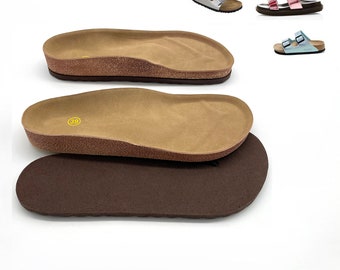 Sandals Soles for DIY Shoes, Women&#39;s Summer Shoe Soles Sizes US 7 - Final Pair