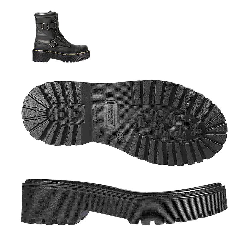 Platform Sole for DIY Shoes, Non Slip Rubber Boot Soles - Women