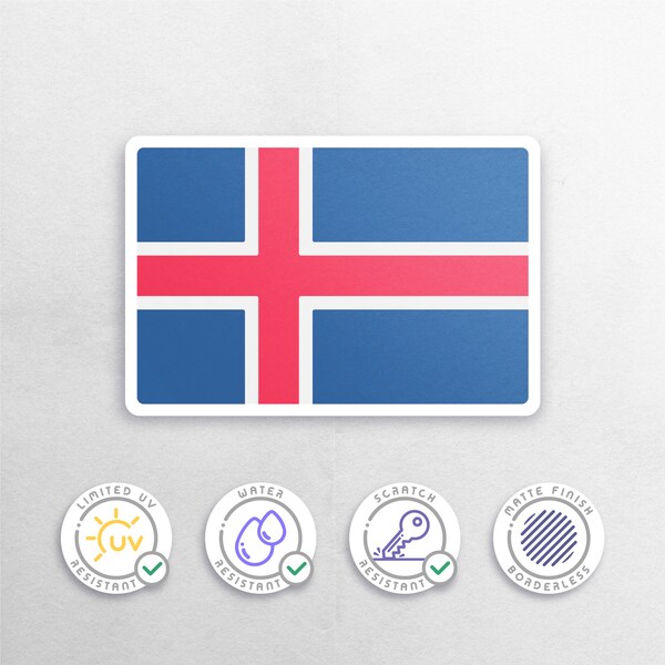 Iceland Flag Sticker