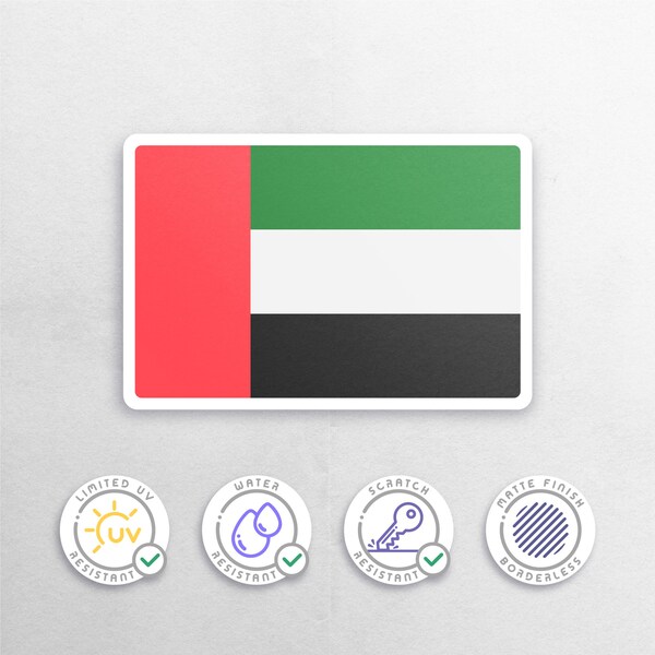 United Arab Emirates Flag Sticker