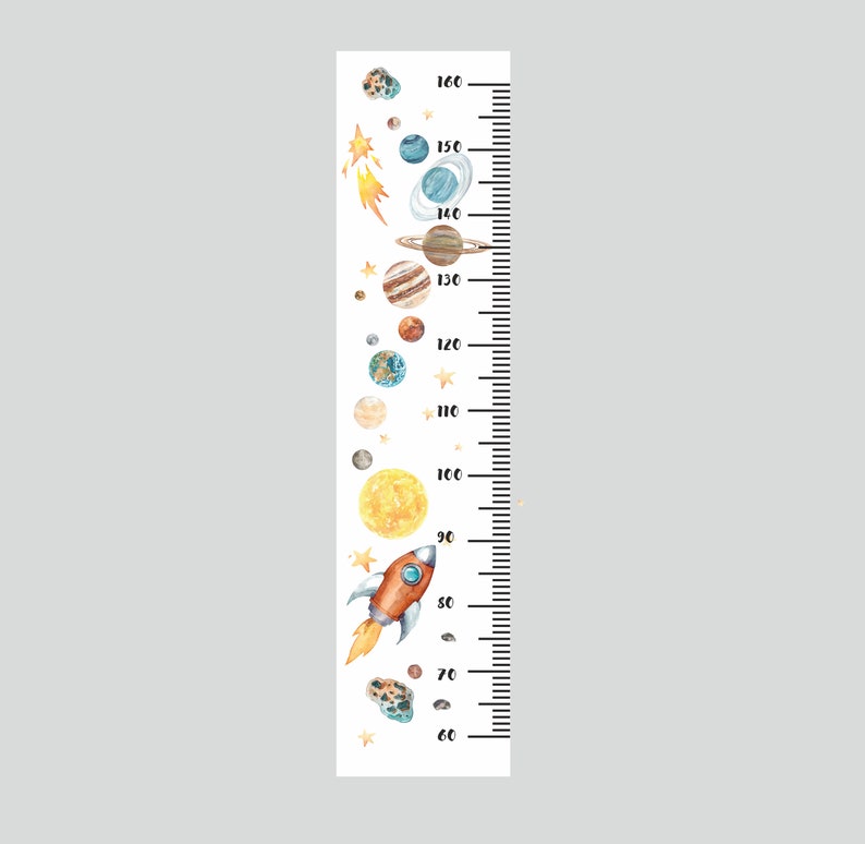 Space Themed Nursery Space Wall Decal Space Themed Nursery Etsy