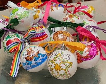 Jesse-Baumschmuck – inspiriert vom Auspacken des schönsten Geschenks – mit dekorativer Box