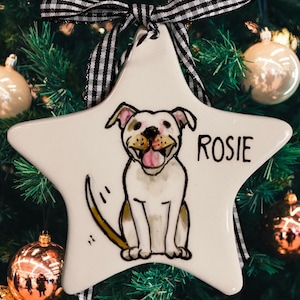 Dog & Cat Portrait Ornaments!! Personalized Dog and Cat Ornaments! Hand Painted and Based on Photos You Provide! Rainbow Bridge Memorial