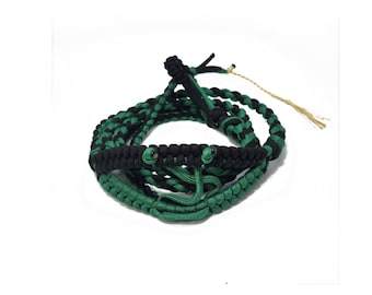70"(35") Smiling  Sling Black And Green