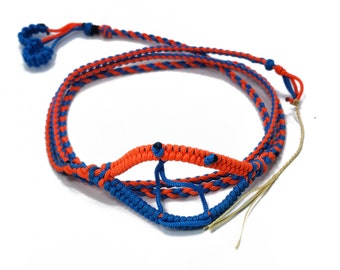 60&quot;(30&quot;) Smiling Micro Sling Blue And Orange