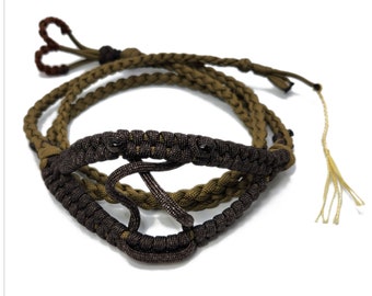 58"(28") Smiling  Sling Brown And Khaki