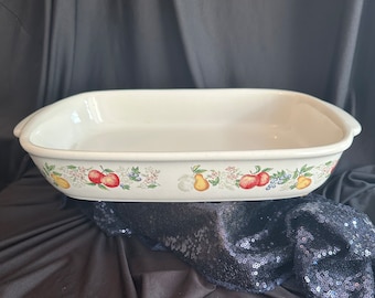 Corelle CHUTNEY Design 22.5 x 33cm Rectangular Roaster or Lasagne Pan Baking Dish