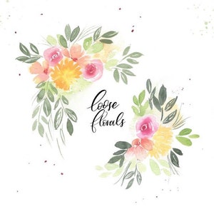 Loose Florals Watercolor GUIDE - only in german