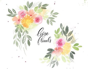 Loose Florals Watercolor GUIDE