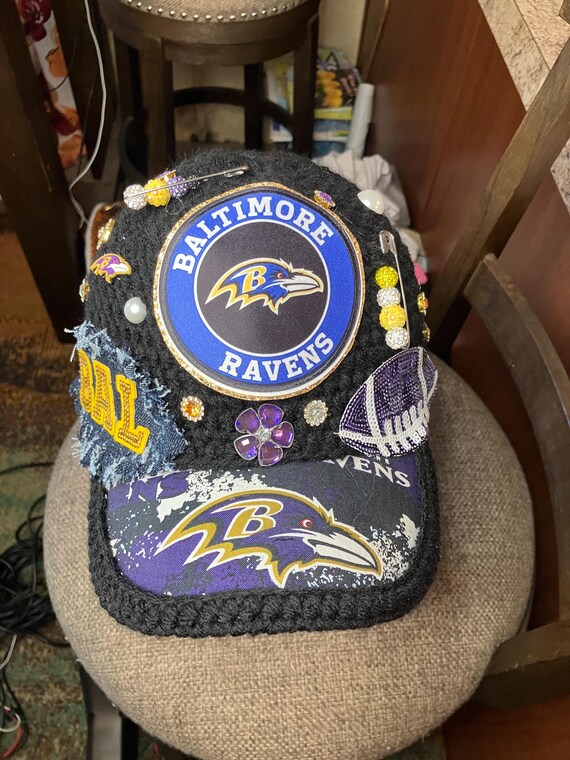 NFL Baltimore Ravens Fit Cap - Etsy display picture 1