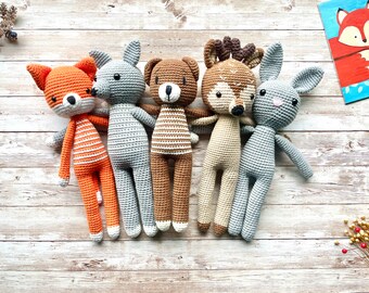 Woodland Stuffed Animals - Etsy Woodland Stuffed Animals - Etsy