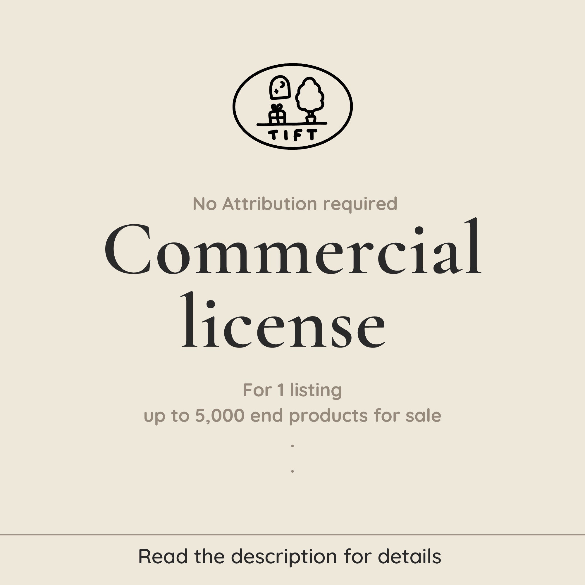 Commercial License Business Use License Clip art License Etsy