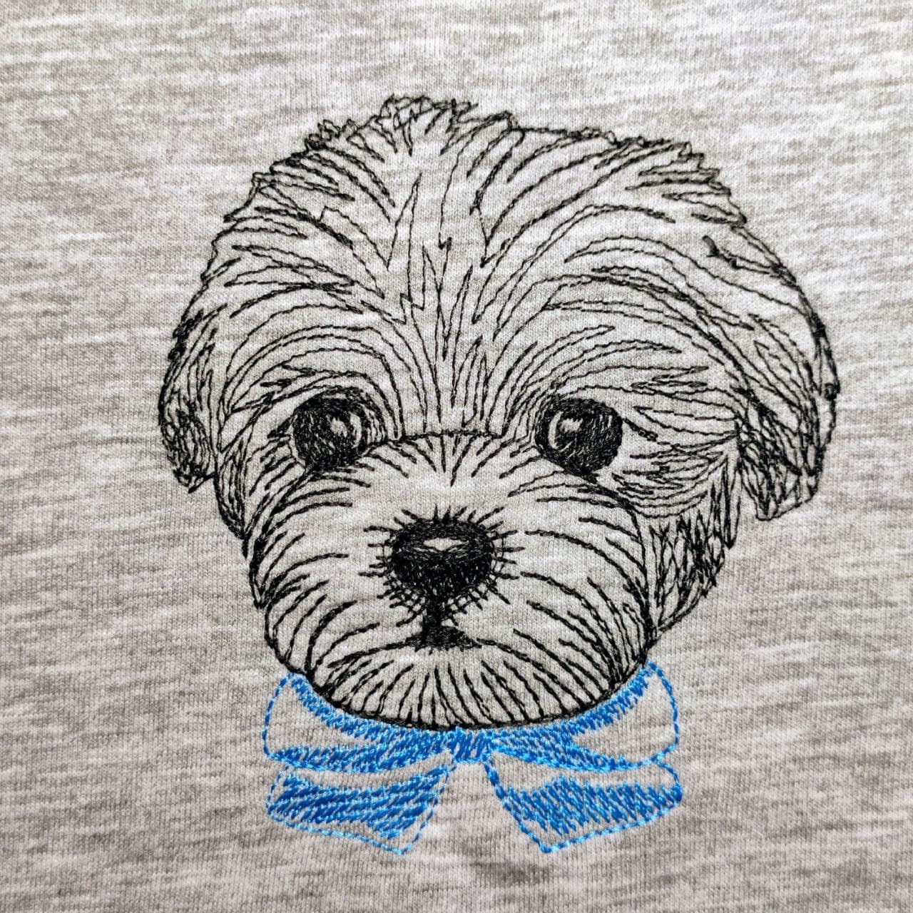 Maltese dog machine embroidery design puppy embroidery Etsy